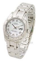 Rolex Lady Datejust Pearlmaster Biały/18 karatowe białe złoto Ø2 Rolex Lady Datejust Pearlmaster Biały/18 karatowe białe złoto Ø2