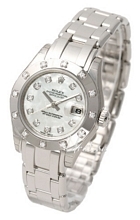 Rolex Lady Datejust Pearlmaster Biały/18 karatowe białe złoto Ø2 Rolex Lady Datejust Pearlmaster Biały/18 karatowe białe złoto Ø2
