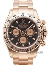 Rolex Daytona Czarny/18 karatowe różowe złoto Ø40 mm Rolex Daytona Czarny/18 karatowe różowe złoto Ø40 mm