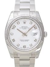 Rolex Oyster Perpetual Date Srebrny/Stal Ø34 mm Rolex Oyster Perpetual Date Srebrny/Stal Ø34 mm