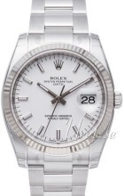 Rolex Oyster Perpetual Date Biały/Stal Ø34 mm Rolex Oyster Perpetual Date Biały/Stal Ø34 mm