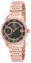 S.Coifman Dress Czarny/Stal w kolorze różowego złota Ø32 mm S.Coifman Dress Czarny/Stal w kolorze różowego złota Ø32 mm