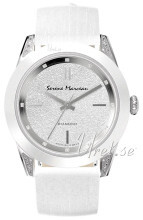 Serene Marceau Diamond Pigalle Biały/Skóra Ø38 mm Serene Marceau Diamond Pigalle Biały/Skóra Ø38 mm