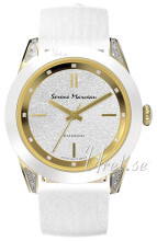 Serene Marceau Diamond Pigalle Biały/Skóra Ø38 mm Serene Marceau Diamond Pigalle Biały/Skóra Ø38 mm