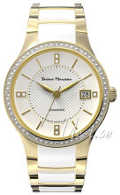 Serene Marceau Diamond Louvre Biały/Stal w odcieniu złota Ø28 mm Serene Marceau Diamond Louvre Biały/Stal w odcieniu złota Ø28 mm