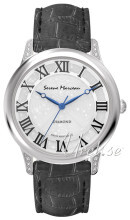 Serene Marceau Diamond Pont des Arts Srebrny/Skóra Ø32 mm Serene Marceau Diamond Pont des Arts Srebrny/Skóra Ø32 mm