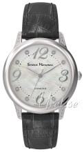 Serene Marceau Diamond Pont des Arts Biały/Skóra Ø32 mm Serene Marceau Diamond Pont des Arts Biały/Skóra Ø32 mm