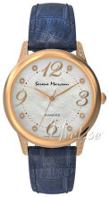 Serene Marceau Diamond Pont des Arts Biały/Skóra Ø32 mm Serene Marceau Diamond Pont des Arts Biały/Skóra Ø32 mm