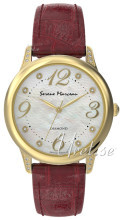 Serene Marceau Diamond Pont des Arts Biały/Skóra Ø32 mm Serene Marceau Diamond Pont des Arts Biały/Skóra Ø32 mm