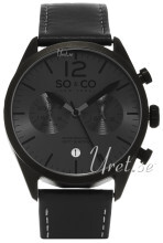 So & Co New York Monticello Szary/Skóra Ø42 mm So & Co New York Monticello Szary/Skóra Ø42 mm