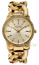So & Co New York SoHo Szampański/Stal w odcieniu złota Ø38 mm So & Co New York SoHo Szampański/Stal w odcieniu złota Ø38 mm