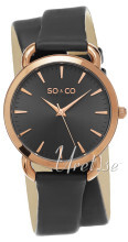 So & Co New York SoHo Szary/Skóra Ø36 mm So & Co New York SoHo Szary/Skóra Ø36 mm