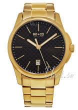 So & Co New York Madison Czarny/Stal w odcieniu złota Ø42 mm So & Co New York Madison Czarny/Stal w odcieniu złota Ø42 mm