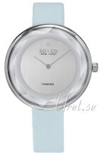 So & Co New York SoHo Srebrny/Skóra Ø38 mm So & Co New York SoHo Srebrny/Skóra Ø38 mm
