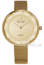 So & Co New York SoHo Szampański/Stal w odcieniu złota Ø38 mm So & Co New York SoHo Szampański/Stal w odcieniu złota Ø38 mm