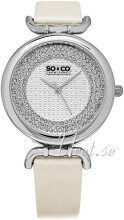 So & Co New York SoHo Srebrny/Satyna Ø38 mm So & Co New York SoHo Srebrny/Satyna Ø38 mm