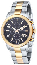 Swiss Eagle Weisshorn Czarny/Stal w odcieniu złota Ø44 mm Swiss Eagle Weisshorn Czarny/Stal w odcieniu złota Ø44 mm