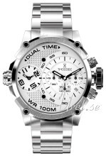 Timecode Biały/Stal Ø46 mm Timecode Biały/Stal Ø46 mm