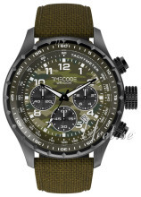 Timecode Sputnik 1957 Zielony/Skóra Ø49 mm Timecode Sputnik 1957 Zielony/Skóra Ø49 mm