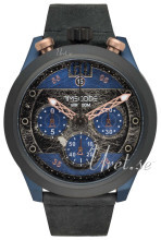 Timecode Moon 1969 Niebieski/Skóra Ø46 mm Timecode Moon 1969 Niebieski/Skóra Ø46 mm