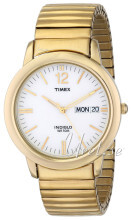 Timex Classic Elevated Biały/Stal w odcieniu złota Ø37 mm Timex Classic Elevated Biały/Stal w odcieniu złota Ø37 mm
