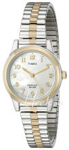 Timex Classic Elevated Biały/Stal w odcieniu złota Ø25.5 mm Timex Classic Elevated Biały/Stal w odcieniu złota Ø25.5 mm