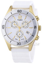 Timex Premium Collction Biały/Guma Ø41 mm Timex Premium Collction Biały/Guma Ø41 mm