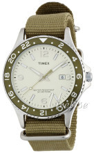 Timex Sports Kremowy/Tkanina Ø40 mm Timex Sports Kremowy/Tkanina Ø40 mm