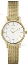 Timex Premium Collection Biały/Stal w odcieniu złota Ø26 mm Timex Premium Collection Biały/Stal w odcieniu złota Ø26 mm