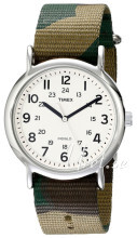 Timex Weekender Biały/Stal Ø38 mm Timex Weekender Biały/Stal Ø38 mm