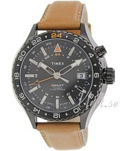 Timex Intelligent Czarny/Skóra Ø44 mm Timex Intelligent Czarny/Skóra Ø44 mm