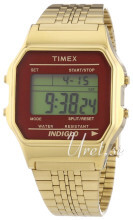 Timex Classic Ekran LCD/Stal w odcieniu złota Timex Classic Ekran LCD/Stal w odcieniu złota