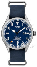 Timex Niebieski/Stal Ø42 mm Timex Niebieski/Stal Ø42 mm