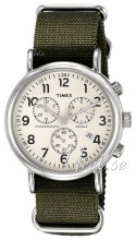 Timex Weekender Beżowy/Stal Ø40 mm Timex Weekender Beżowy/Stal Ø40 mm
