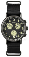 Timex Weekender Czarny/Stal Ø41 mm Timex Weekender Czarny/Stal Ø41 mm