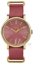Timex Weekender Czerwony/Stal w odcieniu złota Ø38 mm Timex Weekender Czerwony/Stal w odcieniu złota Ø38 mm
