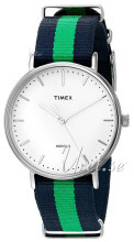 Timex Weekender Biały/Stal Ø41 mm Timex Weekender Biały/Stal Ø41 mm