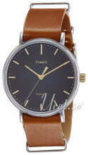 Timex Weekender Czarny/Stal Ø38 mm Timex Weekender Czarny/Stal Ø38 mm
