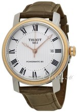 Tissot Bridgeport Powermatic 80 Gent Srebrny/Skóra Ø40 mm Tissot Bridgeport Powermatic 80 Gent Srebrny/Skóra Ø40 mm