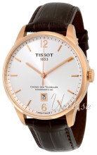 Tissot Chemin Des Tourelles Automatic Gent Srebrny/Skóra Ø42 mm Tissot Chemin Des Tourelles Automatic Gent Srebrny/Skóra Ø42 mm