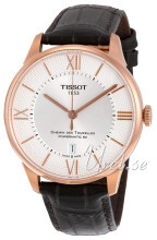 Tissot Chemin Des Tourelles Automatic Gent Srebrny/Skóra Ø42 mm Tissot Chemin Des Tourelles Automatic Gent Srebrny/Skóra Ø42 mm