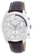 Tissot PR 100 Chronograph Gent Srebrny/Skóra Ø41 mm Tissot PR 100 Chronograph Gent Srebrny/Skóra Ø41 mm