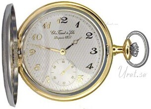 Tissot T-Pocket Savonnette Mechanical Srebrny Ø50 mm Tissot T-Pocket Savonnette Mechanical Srebrny Ø50 mm
