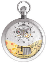 Tissot T-Pocket Musical Seasons By Tissot Srebrny Ø59.6 mm Tissot T-Pocket Musical Seasons By Tissot Srebrny Ø59.6 mm