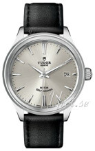 Tudor Style Srebrny/Skóra Ø38 mm Tudor Style Srebrny/Skóra Ø38 mm