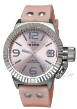 TW Steel Canteen Różowy/Guma Ø45 mm TW Steel Canteen Różowy/Guma Ø45 mm