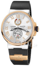 Ulysse Nardin Marine Collection Srebrny/Guma Ø45 mm Ulysse Nardin Marine Collection Srebrny/Guma Ø45 mm