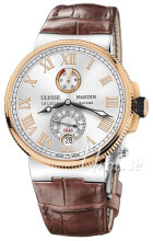 Ulysse Nardin Marine Collection Srebrny/Skóra Ø45 mm Ulysse Nardin Marine Collection Srebrny/Skóra Ø45 mm