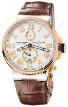 Ulysse Nardin Marine Collection Srebrny/Skóra Ø45 mm Ulysse Nardin Marine Collection Srebrny/Skóra Ø45 mm