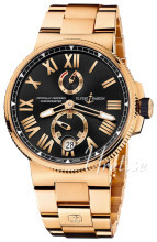 Ulysse Nardin Marine Collection Czarny/18 karatowe różowe złoto Ulysse Nardin Marine Collection Czarny/18 karatowe różowe złoto